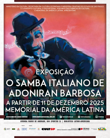 Exposição “O Samba Italiano de Adoniran Barbosa”