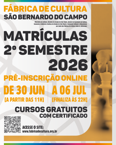 Imagem com descritivo sobre as matrículas do 2º semestre