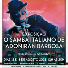 Arte - Exposição “O Samba Italiano de Adoniran Barbosa”